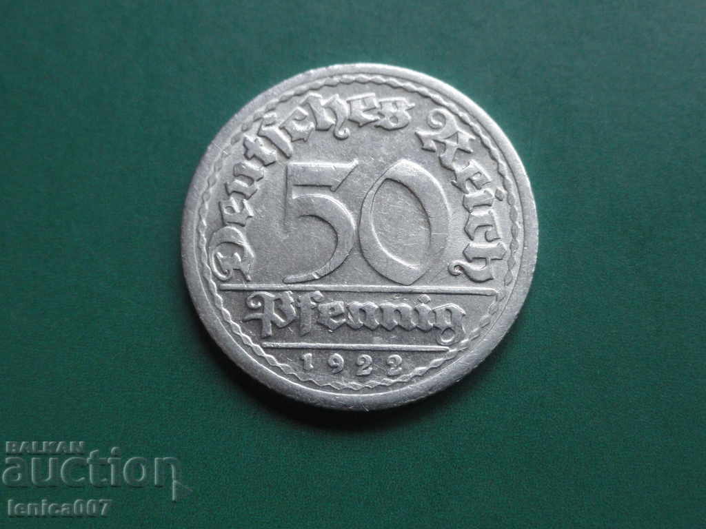 Germany 1922 - 50 Pfennig (G) with price € 1.50 | 2.93 BGN Germany 1922 - 50 Pfennig (G) with price € 1.50 | 2.93 BGN