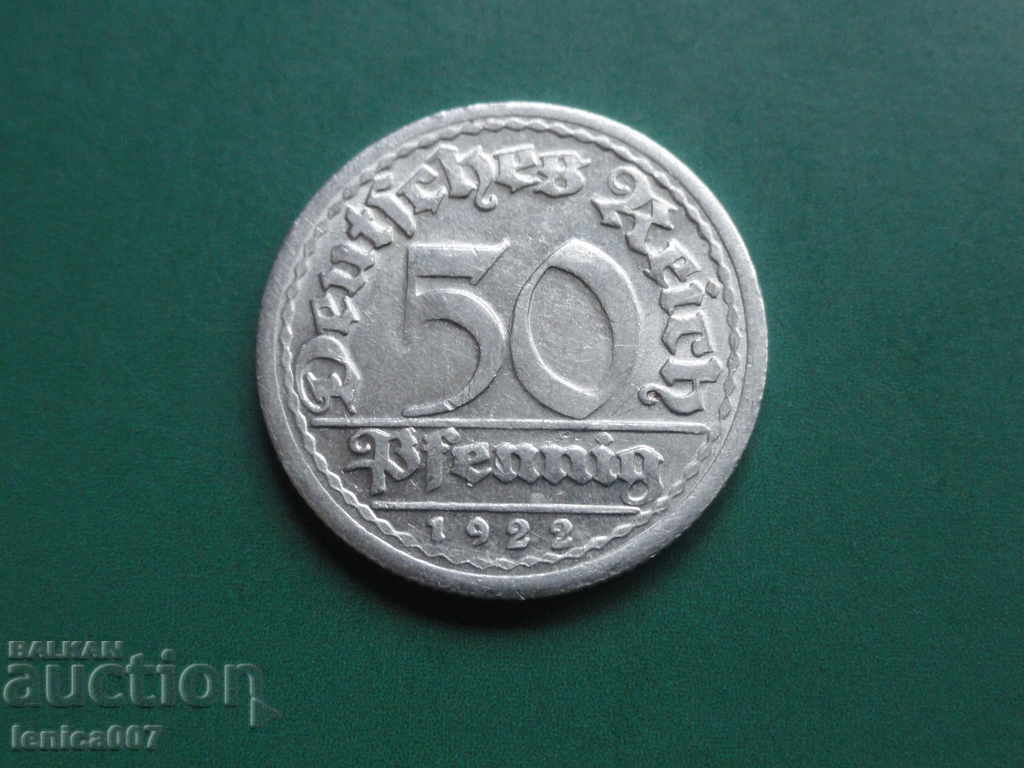 Delivery of Germany 1922 - 50 Pfennig (G) Delivery of Germany 1922 - 50 Pfennig (G)