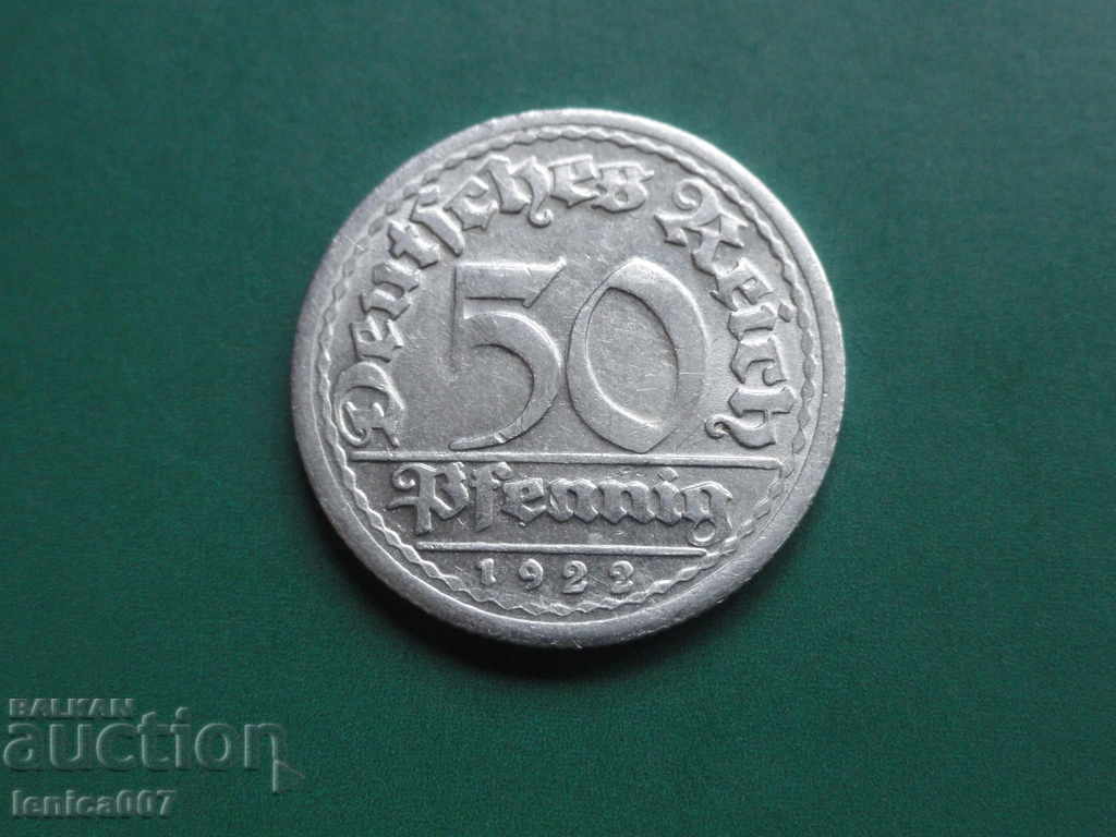 Germany 1922 - 50 Pfennig (G) - 6 Germany 1922 - 50 Pfennig (G) - 6
