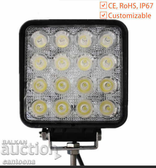 LED daylight, waterproof IP 67, 10-30V, 48 W with price 15.99 BGN | € 8.18