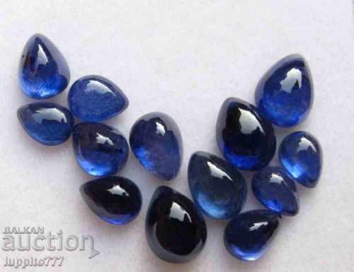 20.30 carat sapphire 12 drops of a six pair of caps with price 999.99 BGN | € 511.29 20.30 carat sapphire 12 drops of a six pair of caps with price 999.99 BGN | € 511.29
