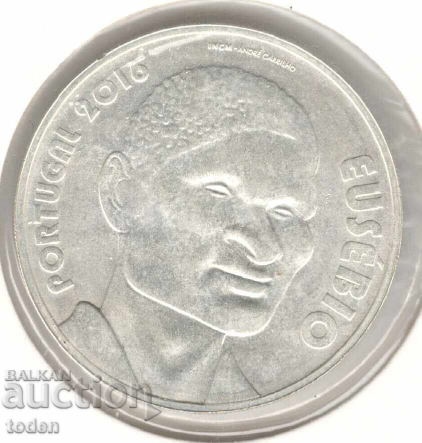 Аукцион Portugal-7½ Euro-2016-KM# 884-Sport Heroes-Eusébio-Silver