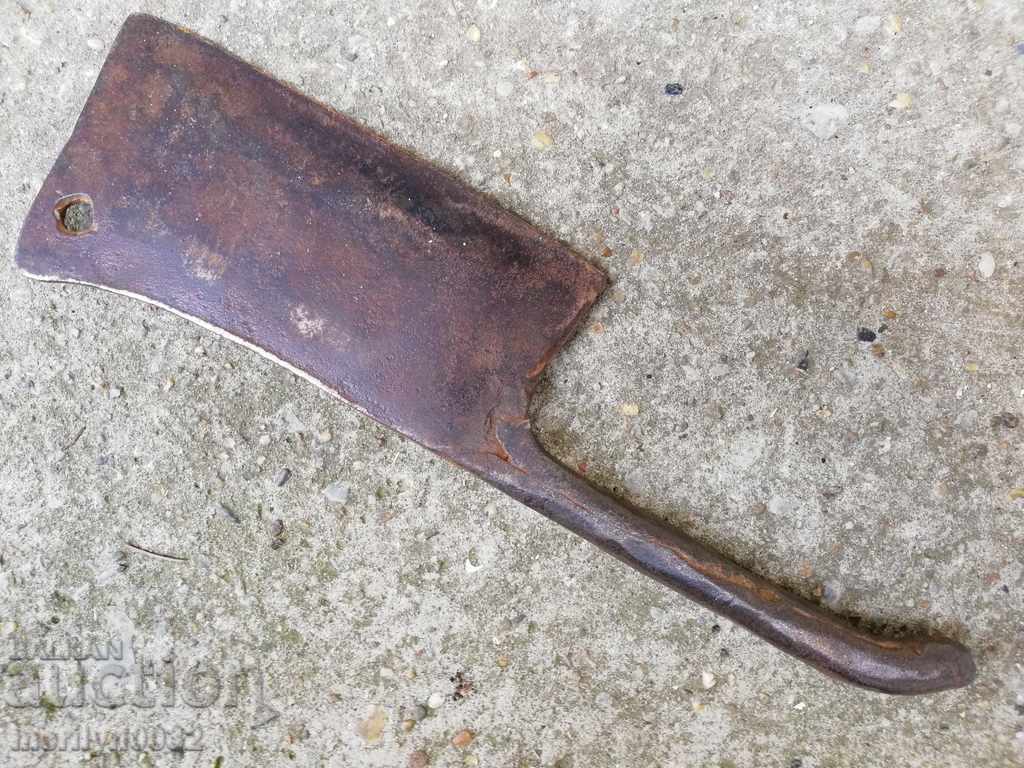 Delivery of Old forged saber, ax, pole, blade, wrought iron Delivery of Old forged saber, ax, pole, blade, wrought iron