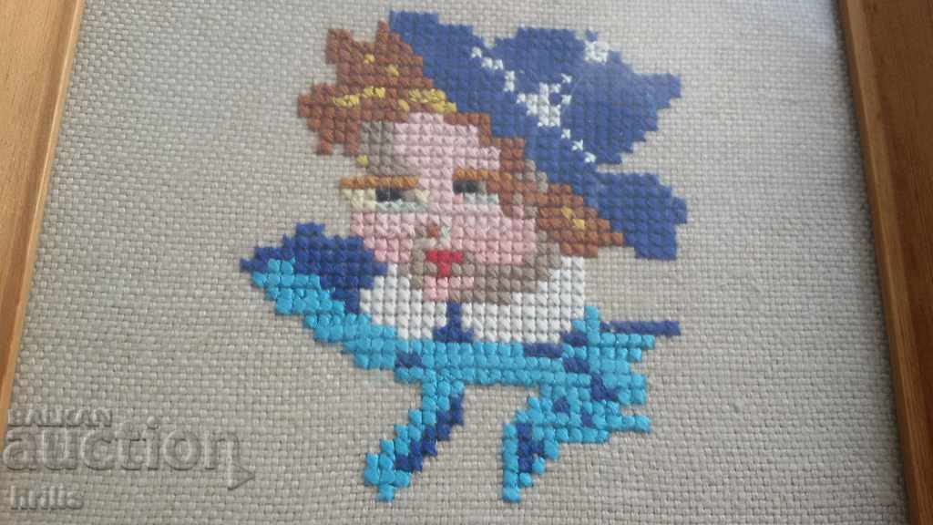 Auction 2 beautiful tapestries - sailors, a boy and a girl Auction 2 beautiful tapestries - sailors, a boy and a girl