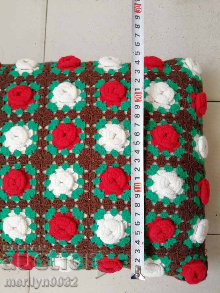 Cushion with puffed cover knitting embroidery - 5 Cushion with puffed cover knitting embroidery - 5