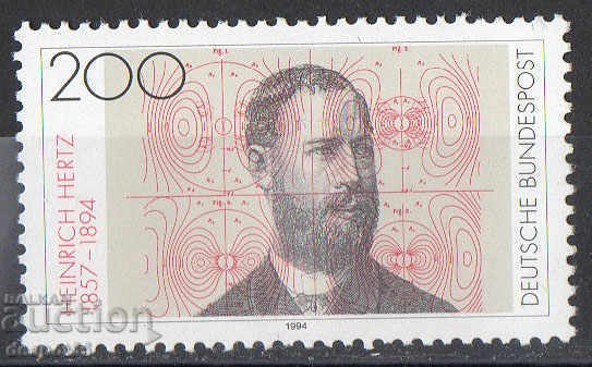 1994. Germany. 100 years since the death of Heinrich Hertz, a physicist.