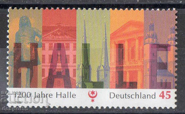 2006. Германия. 1200 г. от основаването на град Хале.