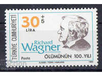 1983. Turcia. 100 de ani de la moartea lui Richard Wagner, compozitor