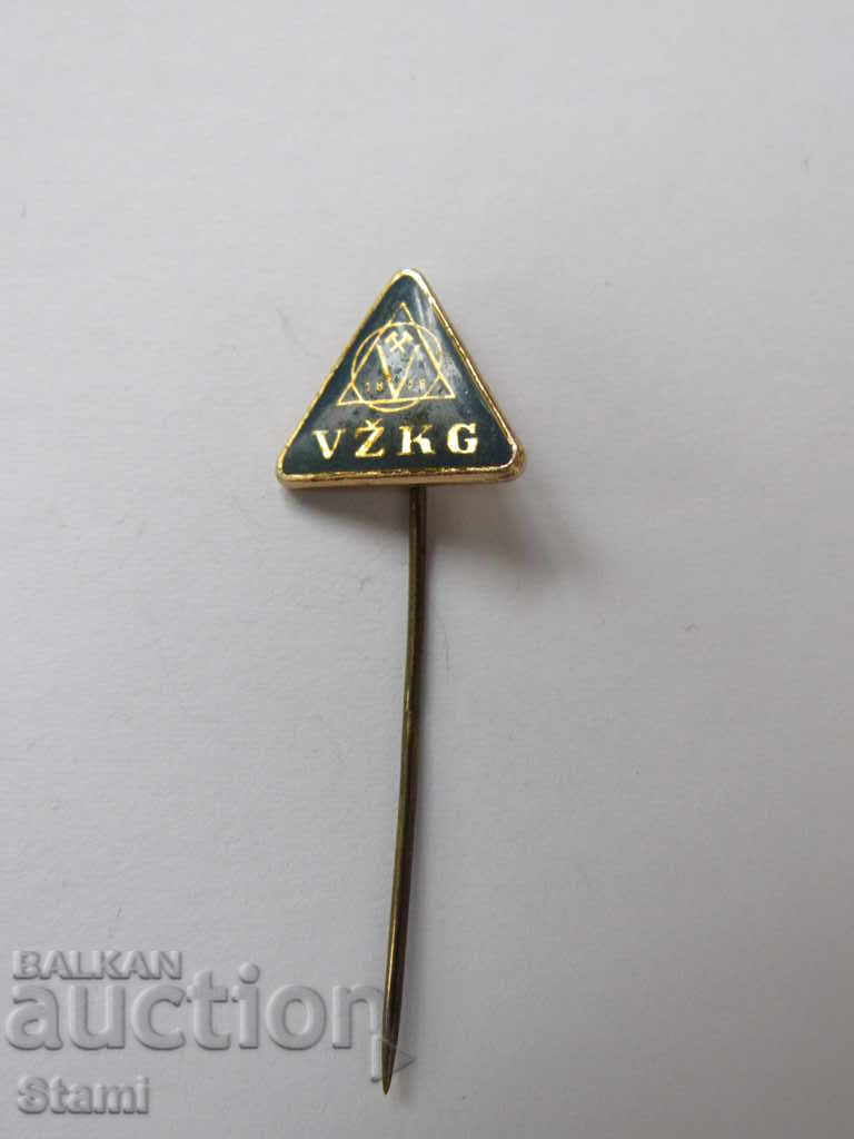 Auction Badge: VZKG, Czechoslovakia Auction Badge: VZKG, Czechoslovakia