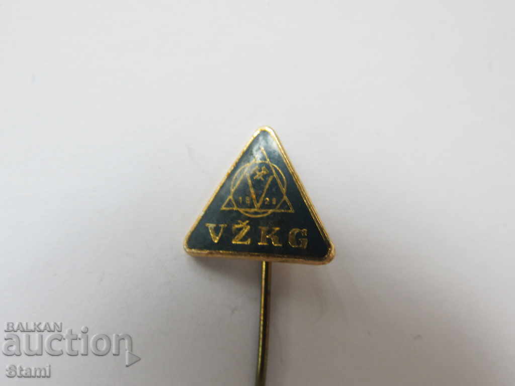 Badge: VZKG, Czechoslovakia