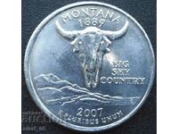Четвърт долар 2007г. Монтана