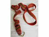 Old hand-woven sash sash belt costume