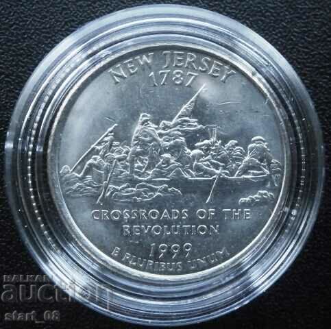 Quarter Dollar 1999 New Jersey