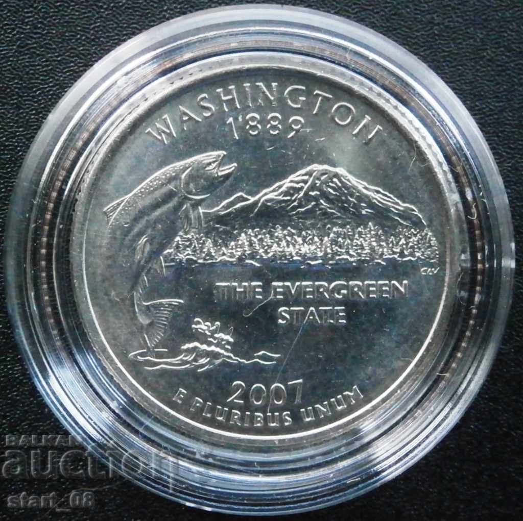 Четвърт долар 2007г. Вашингтон