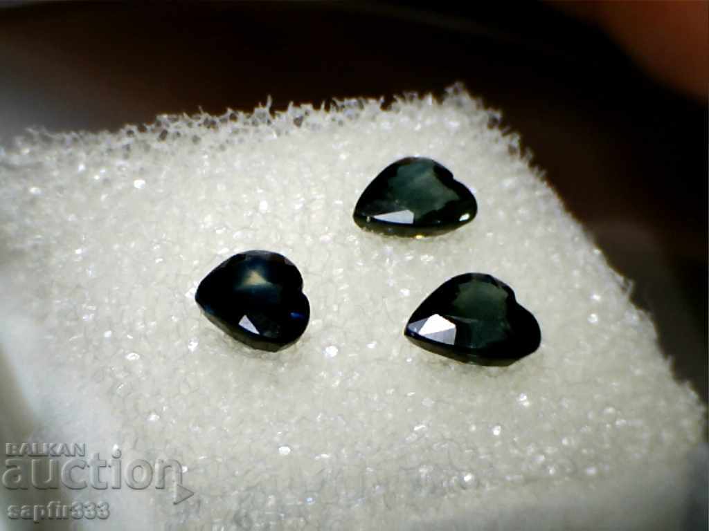 Auction DIVINE HEARTS SAPPHIRES NATURAL, BLUE - GREEN Auction DIVINE HEARTS SAPPHIRES NATURAL, BLUE - GREEN