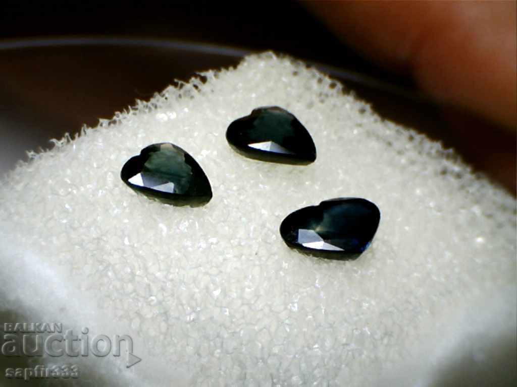 DIVINE HEARTS SAPPHIRES NATURAL, BLUE - GREEN DIVINE HEARTS SAPPHIRES NATURAL, BLUE - GREEN