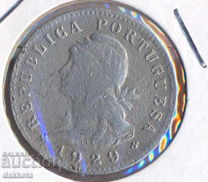 San Tome and Principe 20 santavos 1929, circulation 250 thousand. with price 25.00 BGN | € 12.78