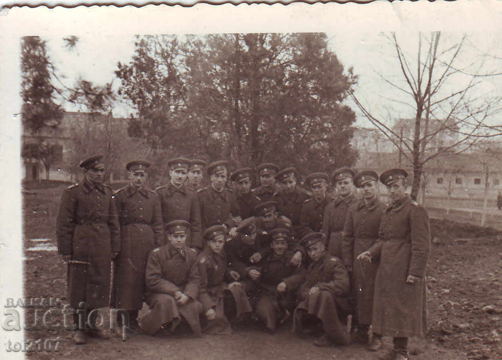 SMALL OLD PICTURE-MILITARY SCHOOL SHUMEN