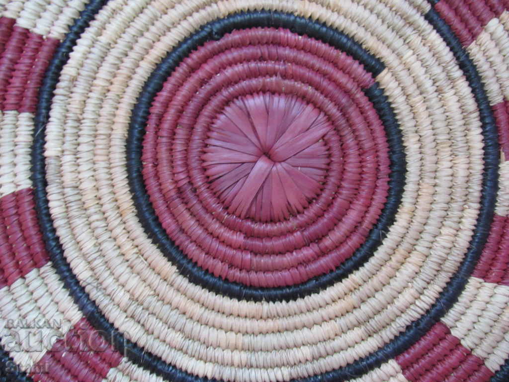 Livrarea Covoraș decorativ din rafie țesut manual, Africa