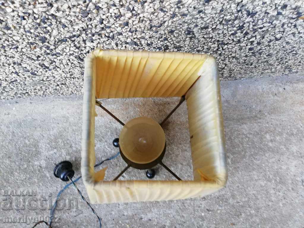 Old electric night lamp shade, lantern, bulb with price 71.00 BGN | € 36.30