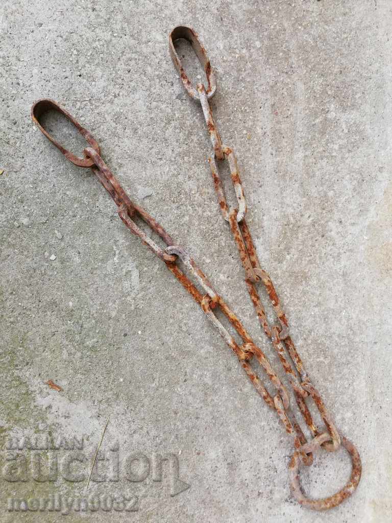 Old wrought iron chain with price 49.00 BGN | € 25.05 Old wrought iron chain with price 49.00 BGN | € 25.05