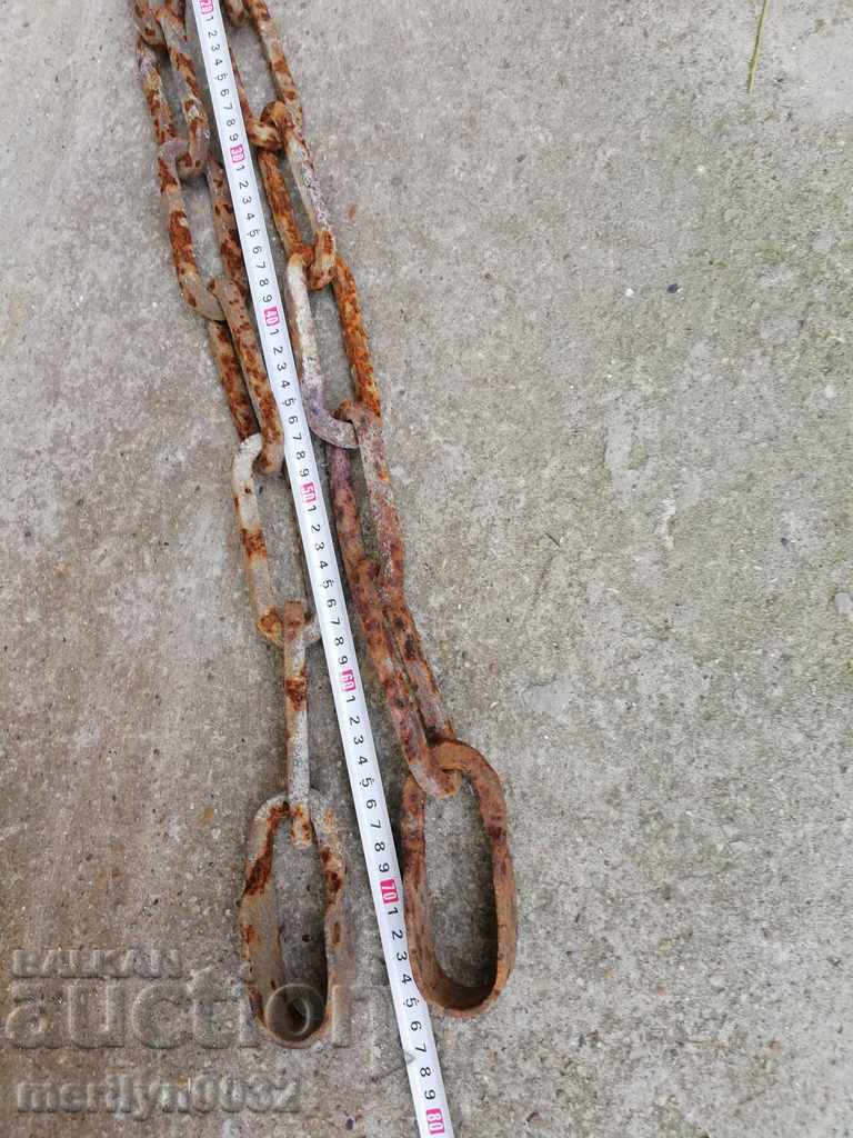 Old wrought iron chain - 6 Old wrought iron chain - 6