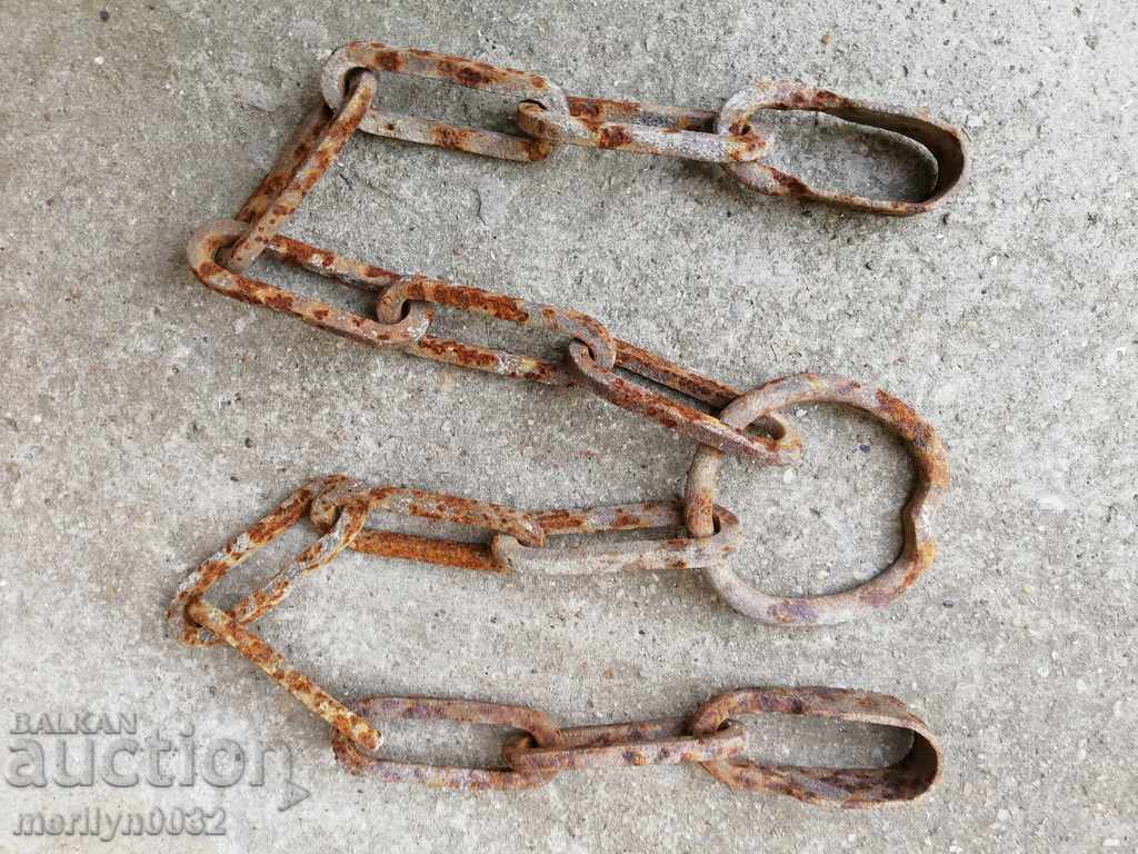 Old wrought iron chain Old wrought iron chain