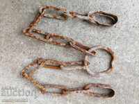 Old wrought iron chain