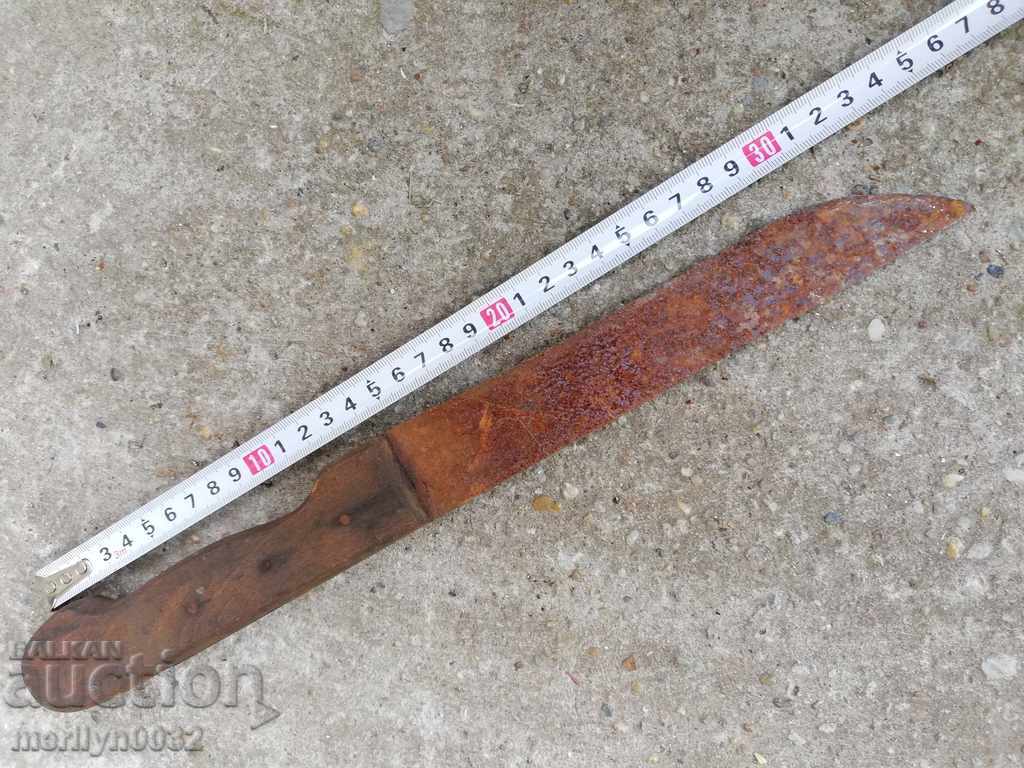 Old butcher knife - 5 Old butcher knife - 5