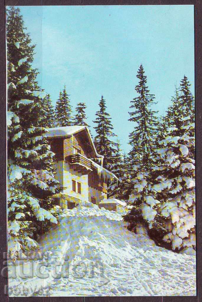 Iarna la munte, M-4347-A, 1976, curat