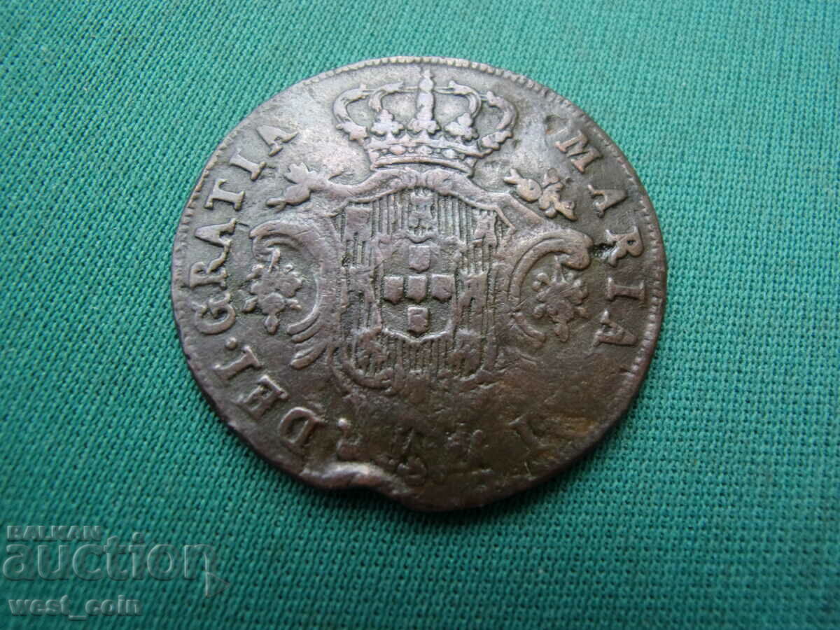 Аукцион Португалия  5  Рей  1797 Rare