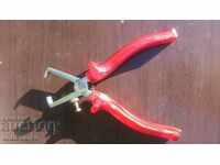 Pliers for cable stripping, tool