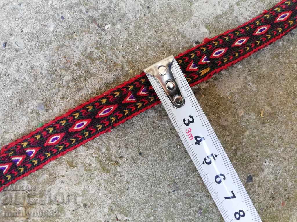 Old hand-woven sash sash belt costume - 6 Old hand-woven sash sash belt costume - 6