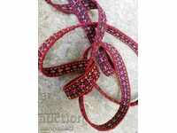 Old hand-woven sash sash belt costume