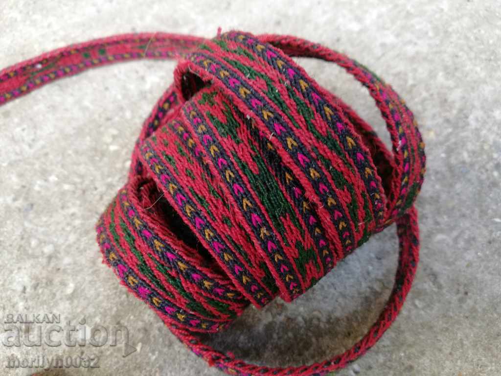 Delivery of Old hand-woven sash sash belt costume