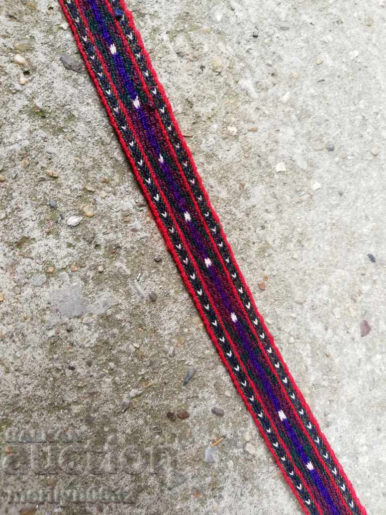 Costum veche cu centură de canape țesute manual - 7