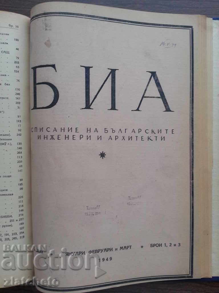 Delivery of BIA magazine for 1948