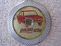 Polish Fiat 125 Retro Keychain!