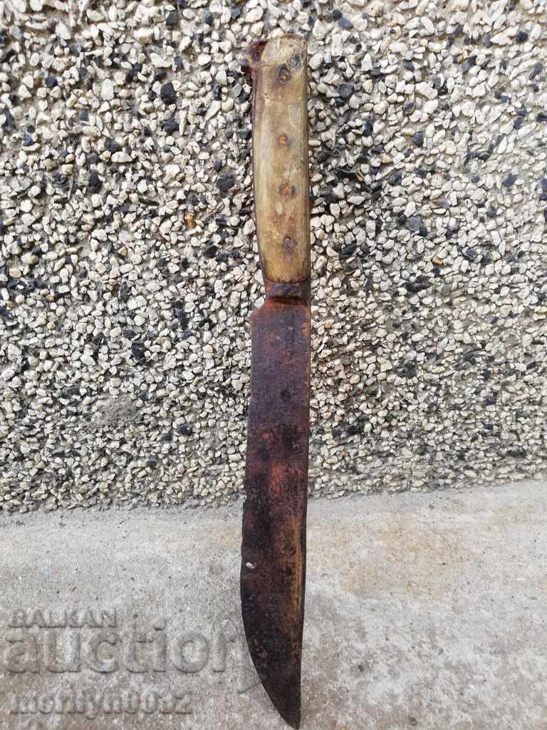 Shepherd's knife, karakulak massive blade with dating - 5 Shepherd's knife, karakulak massive blade with dating - 5