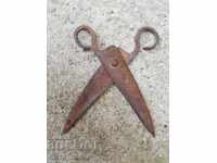 Forged scissors primitive wrought iron