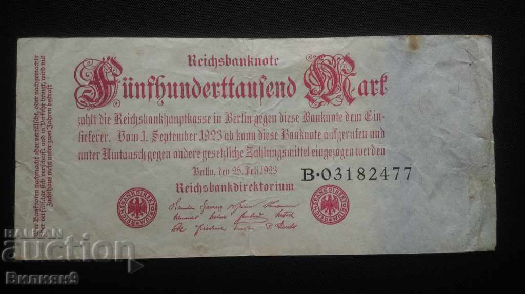 Germania 500 000 de mărci 1923