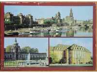 Пътувала картичка от ГДР, от 80-те години