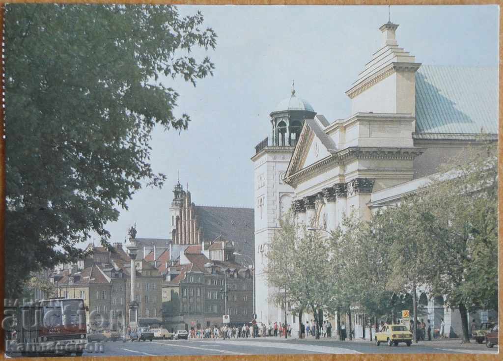 Traveled postcard from Poland, from the 80s Traveled postcard from Poland, from the 80s