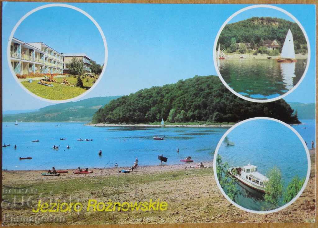 Traveled postcard from Poland, from the 80s Traveled postcard from Poland, from the 80s