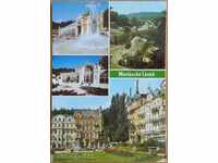 Traveled postcard from Czechoslovakia, from the 80s