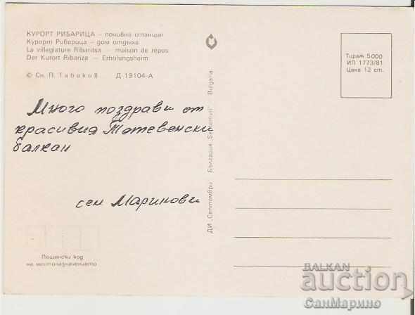 Mapka Bulgaria village of Ribaritsa Tetevensko Holiday House 4 * with price 0.70 BGN | € 0.36 Mapka Bulgaria village of Ribaritsa Tetevensko Holiday House 4 * with price 0.70 BGN | € 0.36