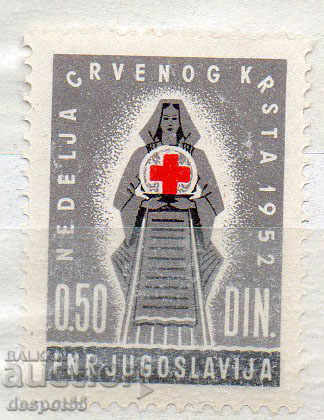 1952. Iugoslavia. Crucea Roșie.