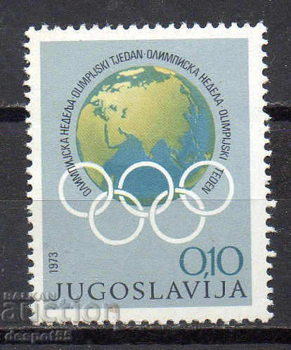 1973. Yugoslavia. Olympic week.