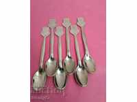 Tea and coffee spoons with the emblem "Veliko Tarnovo"