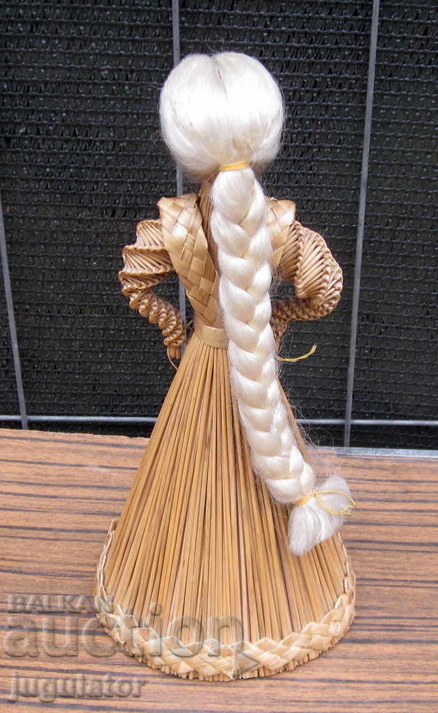 Delivery of ancient Bulgarian folklore straw doll with folk costume Delivery of ancient Bulgarian folklore straw doll with folk costume